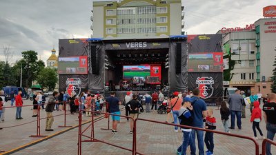 Як рівненський Верес святкує вихід в УПЛ Як рівненський Верес святкує вихід в УПЛ