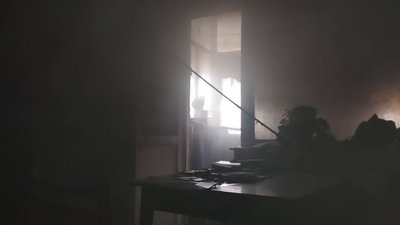 Щільна задимленість в одній з квартир Щільна задимленість в одній з квартир