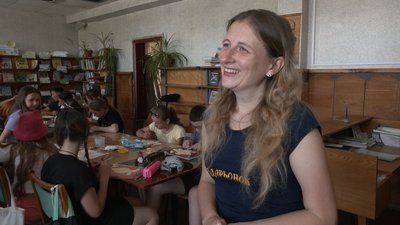 На Черкащині переселенка з Краматорська організувала дозвілля для дітей На Черкащині переселенка з Краматорська організувала дозвілля для дітей