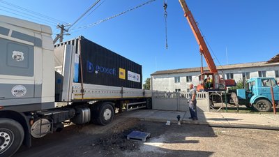 Є нагальна потреба у питній воді: у село на Миколаївщині привезли мобільну станцію Є нагальна потреба у питній воді: у село на Миколаївщині привезли мобільну станцію