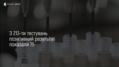У Франківську 75 швидких тестів показали позитивний результат на COVID-19