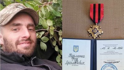 Боєць з Івано-Франківщини Ігор Козьменко отримав "Золотий хрест"