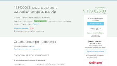 Тендер щодо новорічних подарунків у Полтавській громаді можуть скорегувати: чому
