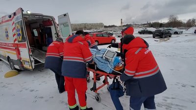 Пацієнтку доправили в дитячу лікарню на Орлика Пацієнтку доправили в дитячу лікарню на Орлика