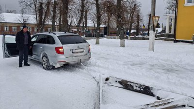 сніг, негода, техніка, саморобний пристрій, дорога, староста, Житомир, Малин
