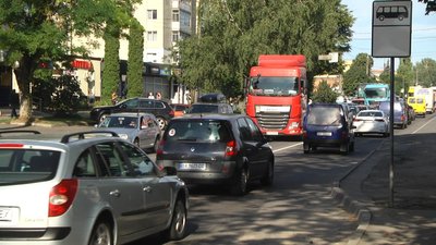Затор поблизу Хмельницькгазу, 6 вересня 2023, Хмельницький Затор поблизу Хмельницькгазу, 6 вересня 2023, Хмельницький
