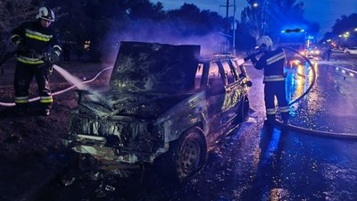 У Запоріжжі горіли автівки 