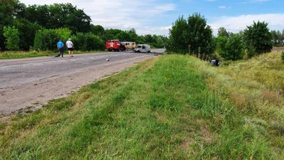 Аварія на трасі "Суми-Лебедин": у лікарні двоє дітей та двоє дорослих Аварія на трасі "Суми-Лебедин": у лікарні двоє дітей та двоє дорослих