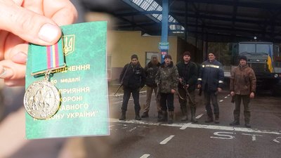 Жителів прикордонного села, які сховали військову техніку від росіян, нагородили медалями