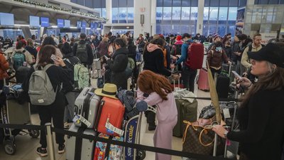 Затримки рейсів у США 23 грудня 2022 р через негоду