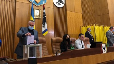 Головою Івано-Франківської обласної ради втретє став Олександр Сич Головою Івано-Франківської обласної ради втретє став Олександр Сич