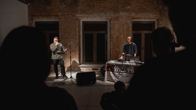 Performance on May 8 at the Dnipro Center for Contemporary Culture Performance on May 8 at the Dnipro Center for Contemporary Culture