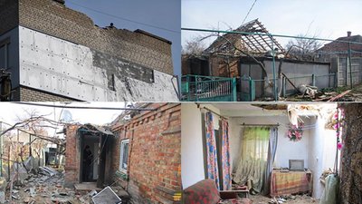 Військові рф обстріляли житлові будинки в Оріхові на Запоріжжі