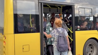 Тимчасовий автобус 1-М у Києві