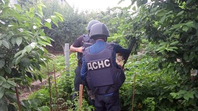 Рятувальники вивезли старий боєприпас з території дачного кооперативу Херсонщини Рятувальники вивезли старий боєприпас з території дачного кооперативу Херсонщини