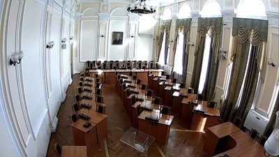 У сесійній залі Тернопільської міськради зробили ремонт: скільки це коштує У сесійній залі Тернопільської міськради зробили ремонт: скільки це коштує