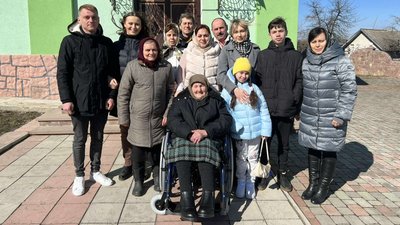 Софія Мацуляк з родиною