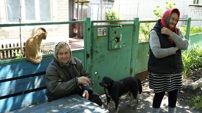 люди життя прифронтове селище Ставки Донецька область