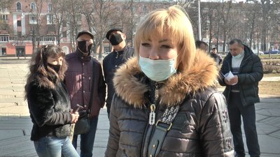 "Стаєш просто банкрутом": у Полтаві протестували проти закриття ринків "Стаєш просто банкрутом": у Полтаві протестували проти закриття ринків