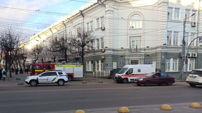 Мінування міськради у Житомирі
