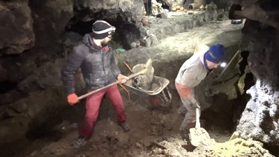 печера вертеба, розкопки, онволений маршрут, печера, археологи