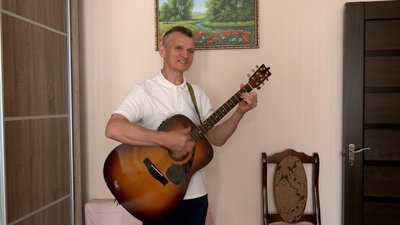 Незрячий вінничанин Валерій Гаврилюк