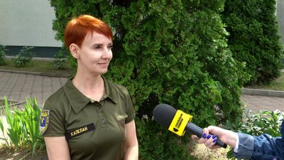 Волонтерка з Миколаєва пройшла посвяту в капелани в Житомирі