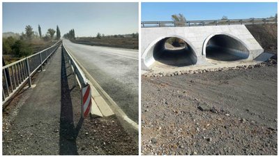 На Донеччині відремонтували міст на трасі Мирноград-Гродівка