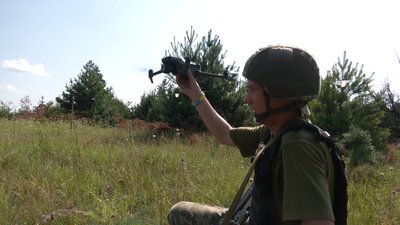 Процес навчання операторів "Армії дронів" на Чернігівщині