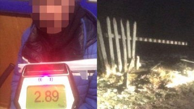 Зніс паркан і поїхав геть: на Рівненщині розшукали нетверезого водія – поліція