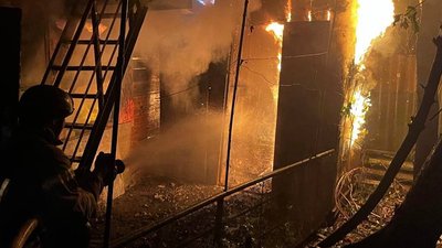 Обстріл, війна, пожежа, Дніпро