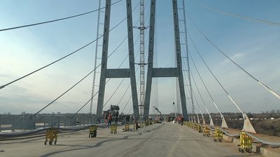 Як у Запоріжжі просувається будівництво вантового мосту Як у Запоріжжі просувається будівництво вантового мосту