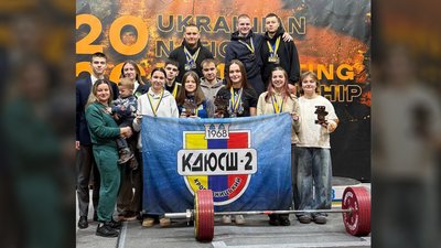 команда Кіровоградщини з пауерліфтингу в Коломиї, січень 2026