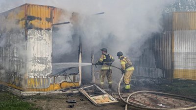 Пожежа через удар по Тростянецькій громаді