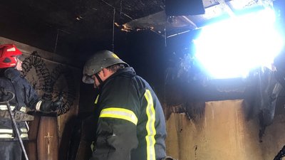 У Житомирі горів ритуальний магазин