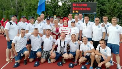 Команда з Сумщини взяла участь у Всеукраїнській спартакіаді депутатів