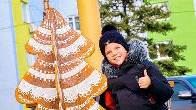 "Ялинка незламності" та "пряничне дерево". У Зеленодольську на Дніпропетровщині відкрили святкові локації "Ялинка незламності" та "пряничне дерево". У Зеленодольську на Дніпропетровщині відкрили святкові локації