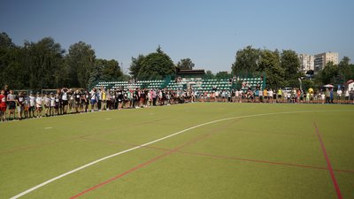 Олімпійський прапор підняли у Сумах. У парку "Казка" відбувся Олімпійський день Олімпійський прапор підняли у Сумах. У парку "Казка" відбувся Олімпійський день