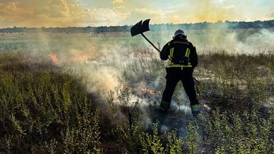 На Одещині за минулу добу 28 разів горіла суха рослинність