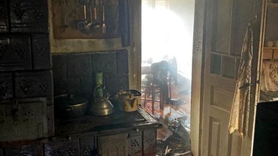 На Тернопільщині під час пожежі загинула жінка На Тернопільщині під час пожежі загинула жінка