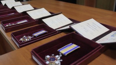 Родинам семи військовослужбовців з Рівненщини вручили посмертні нагороди