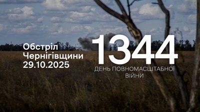 Обстріли прикордоння Чернігівщини за 29 жовтня 2025 року
