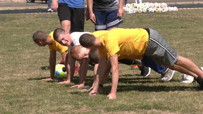 На Рівненщині провели відкриті уроки з футболу для дітей На Рівненщині провели відкриті уроки з футболу для дітей
