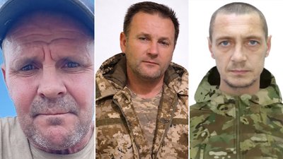 Загиблі військові з Буковини Михайло Ісак, Сорінел Іордадійчук та Руслан Вергилець