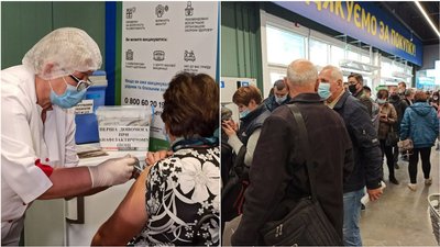 У Кропивницькому утворились черги з охочих вакцинуватися від коронавірусу У Кропивницькому утворились черги з охочих вакцинуватися від коронавірусу