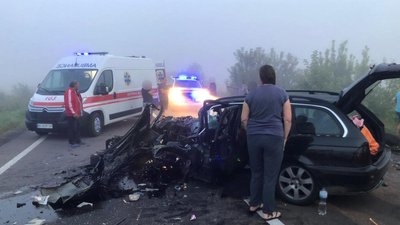 На трасі Луцьк–Горохів зіткнулися два автомобілі. Семеро людей у лікарні з травмами