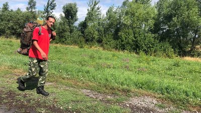 Планує пройти 1800 кілометрів із заходу до сходу України. Олександр Волощук. СУСПІЛЬНЕ | ЛЮДИ