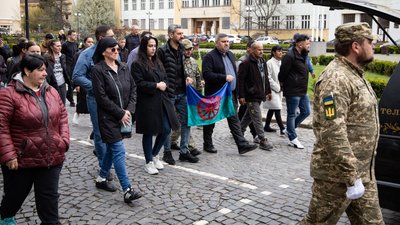 В Ужгороді попрощалися з полеглим на війні Андрієм Салком В Ужгороді попрощалися з полеглим на війні Андрієм Салком
