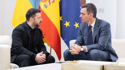 Педро Санчес, Володимир Зеленський