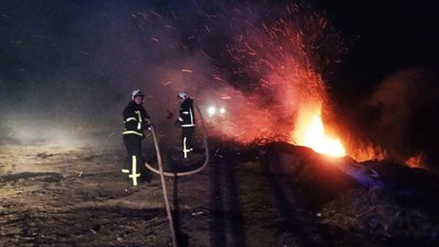 На Черкащині за добу сталось десять пожеж сухостою та сміття На Черкащині за добу сталось десять пожеж сухостою та сміття